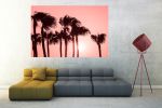 "PINK PALMS" | Photography by ANDREW LEVER. Item made of paper works with contemporary & coastal style