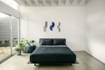 Two Fold Wall Hanging in Cobalt | Wall Sculpture in Wall Hangings by Circle & Line. Item made of brass