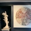Summer Feather | Mixed Media in Paintings by Vero Gonzalez Ugarte. Item made of canvas with paper works with contemporary style