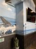 Vintage Beach Mural of San Clemente | Murals by Nichole McDaniel | Daily's Sports Grill in San Clemente. Item composed of synthetic