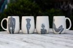 “Lady Mug” | Drinkware by Whitney Sharpe of Latch Key. Item composed of ceramic