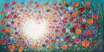 Flower Lover Original Acrylic Painting | Oil And Acrylic Painting in Paintings by DaggArt