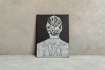 Black Ceramic Wall Hanging Tile | Engraving in Art & Wall Decor by ShellyClayspot. Item composed of stoneware