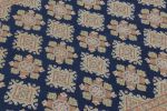Vintage Bokhara Rug in Deep Navy with Geometric Patterns | Area Rug in Rugs by Rug and Kilim