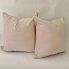 Blush Pink Pillow Cover | Ultra Soft Velvet Pillow | Pillows by SewLaCo. Item made of cotton