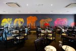 Elephants | Murals by Susan Respinger | Chilli Farms Indian Restaurant in Woodvale. Item made of synthetic