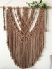 Macrame Wall Hanging "Toprak" | Wall Hangings by macramestories. Item composed of wood and cotton