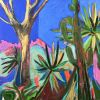 Le jardin de Frida | Mixed Media by Marielle Robichaud. Item composed of wood and synthetic