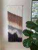 TRINITY Grey Blush Ivory Boho Textile Wall Hanging | Macrame Wall Hanging in Wall Hangings by Wallflowers Hanging Art. Item made of oak wood with wool works with boho & minimalism style