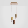 Lamp/One Collection Chandelier - Revamp 02 | Chandeliers by Formaminima. Item made of brass & marble