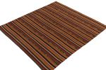 1950s Vintage Turkish Kilim rug in Multicolor Stripes | Area Rug in Rugs by Rug and Kilim