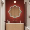 Hvyli Round - Wavy Mirror | Decorative Objects by oitoproducts. Item composed of wood & glass compatible with minimalism and contemporary style