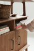 Standing desk, Mid century modern, Bookcase desk | Book Case in Storage by Plywood Project. Item made of oak wood works with minimalism & mid century modern style