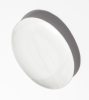 Ollie - Satin White | Plate in Dinnerware by Len Carella. Item made of stone