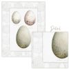 Speckled Bird Egg Illustration Art Print | Prints by Jennifer Lorton Art. Item composed of paper compatible with country & farmhouse and rustic style