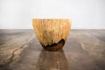 Carved Live Edge Solid Wood Trunk Table ƒ31 by Costantini | Side Table in Tables by Costantini Design. Item composed of wood in contemporary or country & farmhouse style