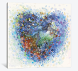 Heart of the Cosmic - Reproduction | Oil And Acrylic Painting in Paintings by Kristen Pobatschnig | Settlers Green Outlet Village in Conway. Item made of canvas