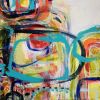 In This Together🔴 | Oil And Acrylic Painting in Paintings by Darlene Watson Abstract Artist. Item composed of paper and synthetic