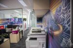 Office Interior Mural - "Flux" | Murals by Set It Off Murals | Greenwood Burwood East in Burwood East. Item made of synthetic