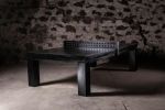 Outdoor Black Teak Dining / Ping Pong Table | Dining Table in Tables by NO AGE FURNITURE STUDIO
