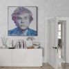Andy Wahrol the king of New York City | Mixed Media by Virginie SCHROEDER. Item composed of canvas and synthetic in minimalism or contemporary style