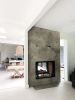 Decorative Plaster Finish on Fireplace | Wall Treatments by EMILY POPE HARRIS ART