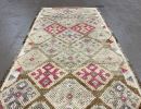 Vintage Turkish Herki Rug Runner | 3 x 12.5 | Area Rug in Rugs by Wool and Rug. Item composed of wool in boho style