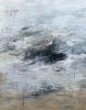 Marshmallow Skies | Oil And Acrylic Painting in Paintings by Ana Carolina Mönnaco. Item made of paper works with contemporary & coastal style