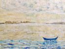 Boat Series: Blue Boat at Rest | Paintings by willa vennema