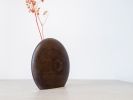 Kva Modern Wooden Vase Midi - Koyu Kayın | Vases & Vessels by Foia. Item composed of wood in boho or contemporary style
