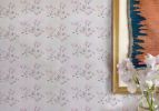 Apache Plume - Dusty Blue Wallpaper | Wall Treatments by BRIANA DEVOE. Item made of paper