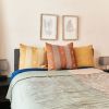 Chokor Nira Ochre Pillow | Pillows by Studio Variously. Item composed of cotton