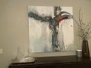 Santa Fe Dance Acrylic Contemporary Abstract | Oil And Acrylic Painting in Paintings by Strokes by Red - Red (Linda Harrison). Item composed of canvas