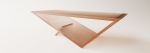Time/Space Portal Table - Glass | Coffee Table in Tables by Neal Aronowitz. Item composed of glass compatible with minimalism and mid century modern style