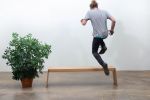 Better Bench | Benches & Ottomans by Wake the Tree Furniture Co. Item made of wood works with minimalism & mid century modern style