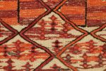 Vintage Kilim in Beige-Brown, Orange & Red Geometric Pattern | Area Rug in Rugs by Rug and Kilim