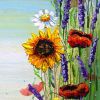 Symphony of Wildflowers | Oil And Acrylic Painting in Paintings by DaggArt