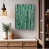 Verdure | Oil And Acrylic Painting in Paintings by Leilani Norman Art & Design. Item composed of canvas & synthetic