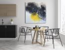 Sulfur | Oil And Acrylic Painting in Paintings by Catherine Détraves. Item composed of canvas in contemporary or eclectic & maximalism style
