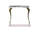 Lychorinda Cast Bronze & Marble Console Table by Costantini | Tables by Costantini Design. Item composed of bronze and marble