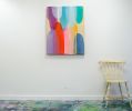 Pyjamas All Day | Oil And Acrylic Painting in Paintings by Claire Desjardins. Item made of wood & synthetic