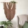Macrame Wall Hanging "Toprak" | Wall Hangings by Damla. Item composed of wood and cotton