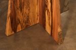 Single Pedestal Argentine Rosewood Round Table by Costantini | Dining Table in Tables by Costantini Design. Item composed of wood