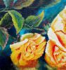 Yellow Roses - Bouquet | Oil And Acrylic Painting in Paintings by Iryna Fedarava