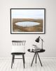 Coastal landscape contemporary photograph, "Marsh Pool" | Photography by PappasBland. Item composed of paper in minimalism or contemporary style