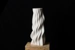 Tornado, 0011, by Yiannis Vogdanis, 3D Printed Ceramic Art | Vase in Vases & Vessels by BinaryCeramics. Item composed of ceramic in art deco style