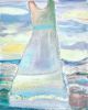 Cruce del Rio: River Dress | Oil And Acrylic Painting in Paintings by Polly Alice | Oak Street Mansion in Kansas City. Item composed of canvas and synthetic