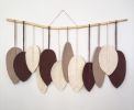 Macrame Wall Hanging with 12 Feathers | Wall Hangings by macramestories. Item made of wood with cotton works with boho & country & farmhouse style