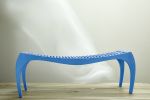 RUMBO Bench blue | Benches & Ottomans by VANDENHEEDE FURNITURE-ART-DESIGN. Item composed of wood in mid century modern or contemporary style