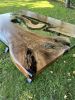 Custom Clear Resin Table - Live Edge Table - Wood Table | Dining Table in Tables by Tinella Collection. Item made of wood works with contemporary & art deco style